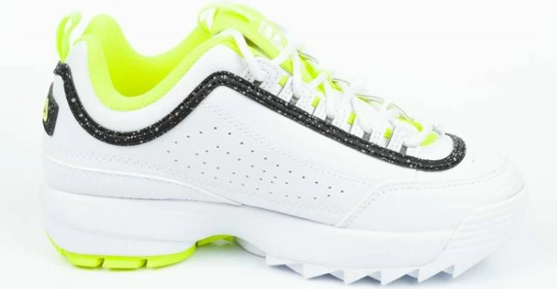 Atlete për fëmijë Fila Disruptor, të bardha me gjelbër