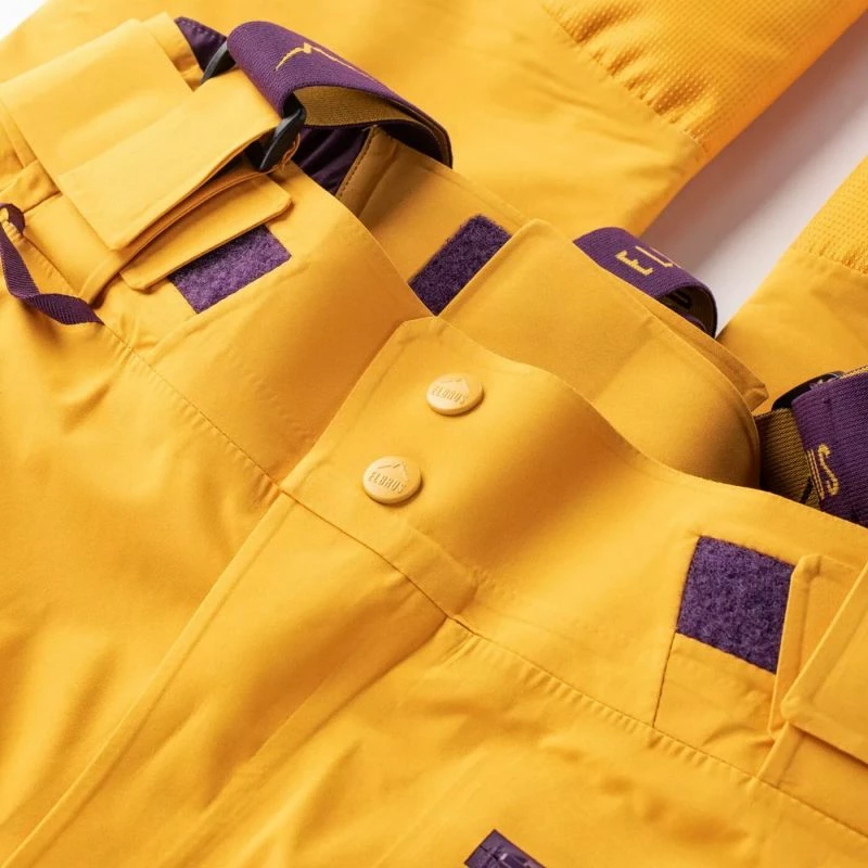 Pantallona ski për femra Elbrus, të verdha