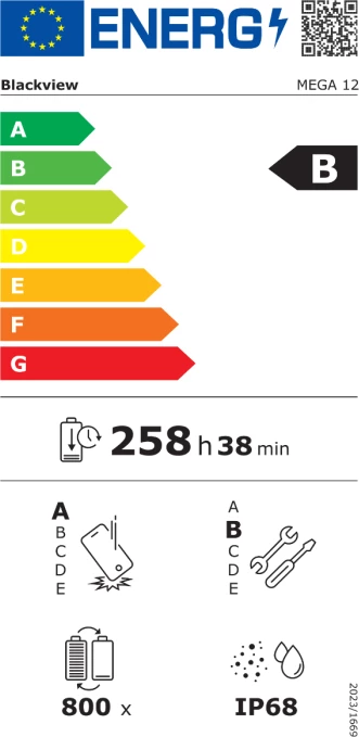 Tablet BLACKVIEW MEGA 12 12.2\" 12GB/256GB 5G, me tastierë-cover, maus, stylus, gri