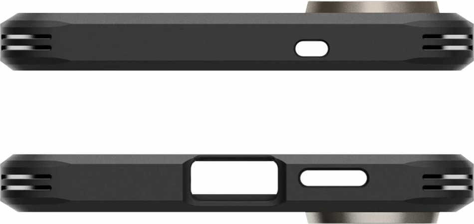 Mbështjellës Spigen Tough Armor MagSafe për Samsung Galaxy S25 Edge, Gri/Zi