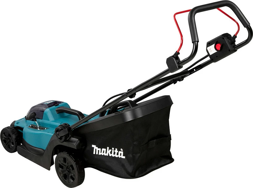Kositës bari Makita DLM330Z, 18V, 33cm, me bateri, zi/turkuaz