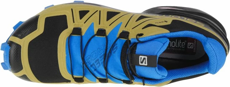 Atlete për vrapim Salomon Speedcross 5 Gtx M, blu dhe jeshile
