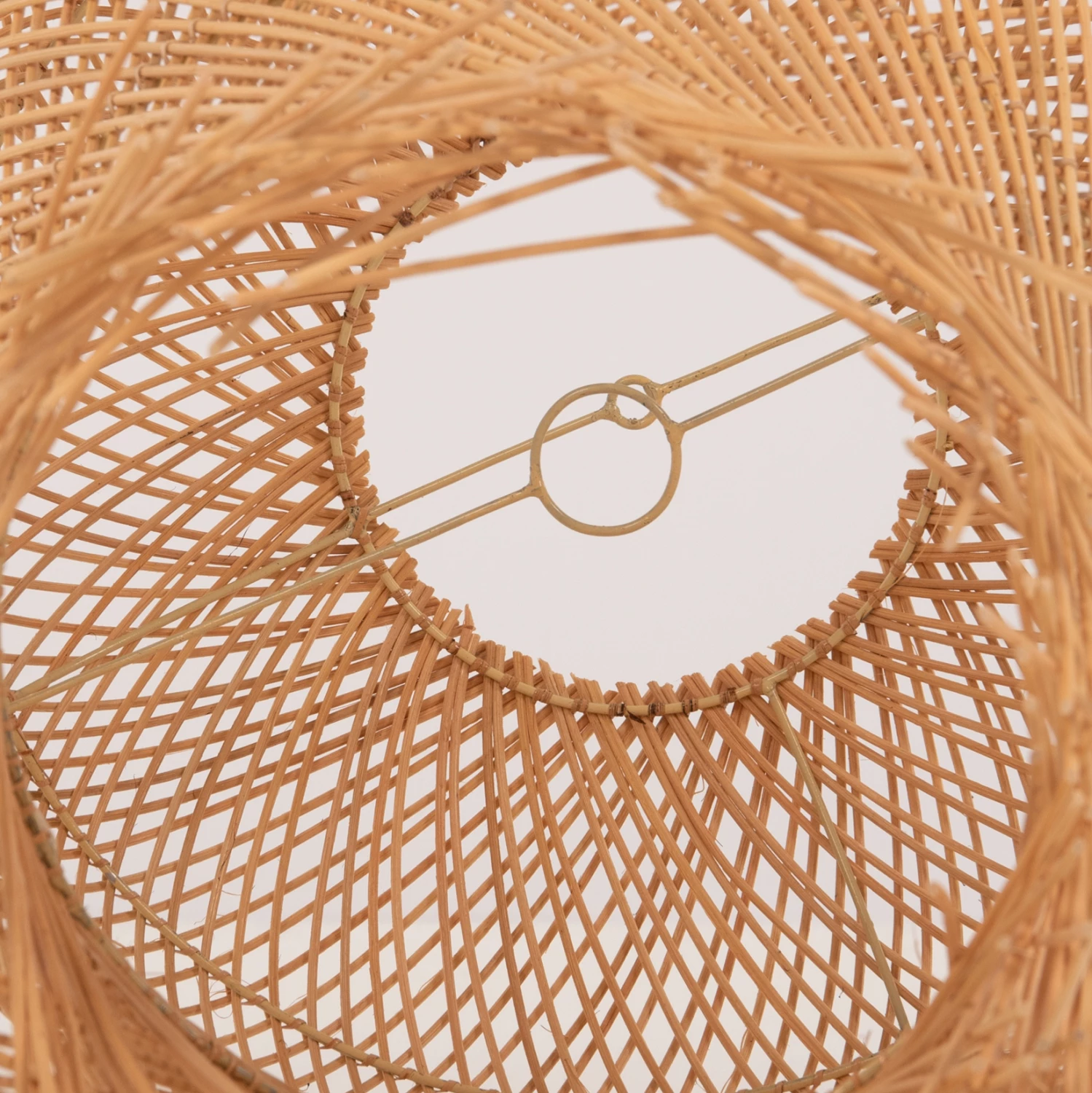 Llambë varëse tavani FH7882 prej ratani, ngjyrë natyrale, Φ49x157Hcm