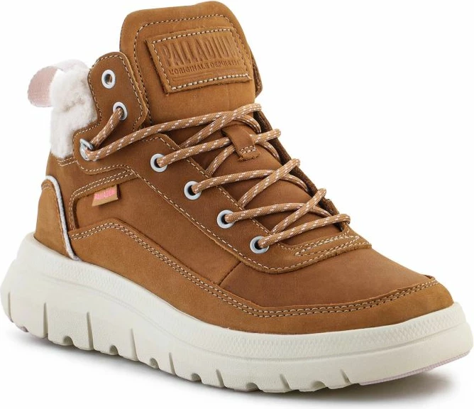 Këpucë femra Palladium, të kafta