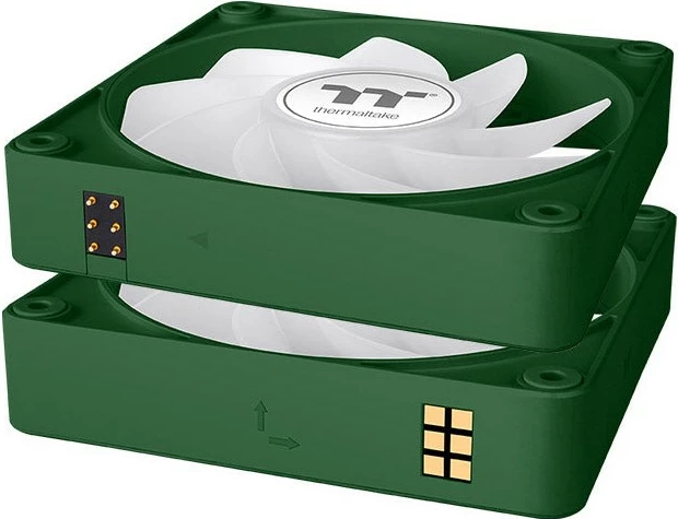 Ventilator kasë Thermaltake CT120 EX Reverse ARGB Sync 120mm 3 copë Racing Green