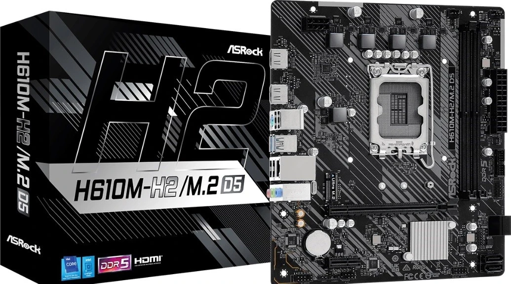 Pllakë amë ASRock H610M-H2/M.2 D5