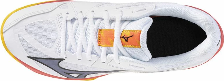 Atlete volejbolli për fëmijë Mizuno, të bardha