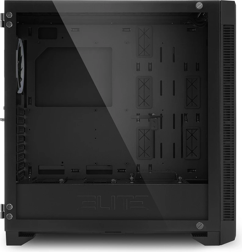 Kasë Sharkoon Elite Shark CA200M, ATX/E-ATX, xham, e zezë