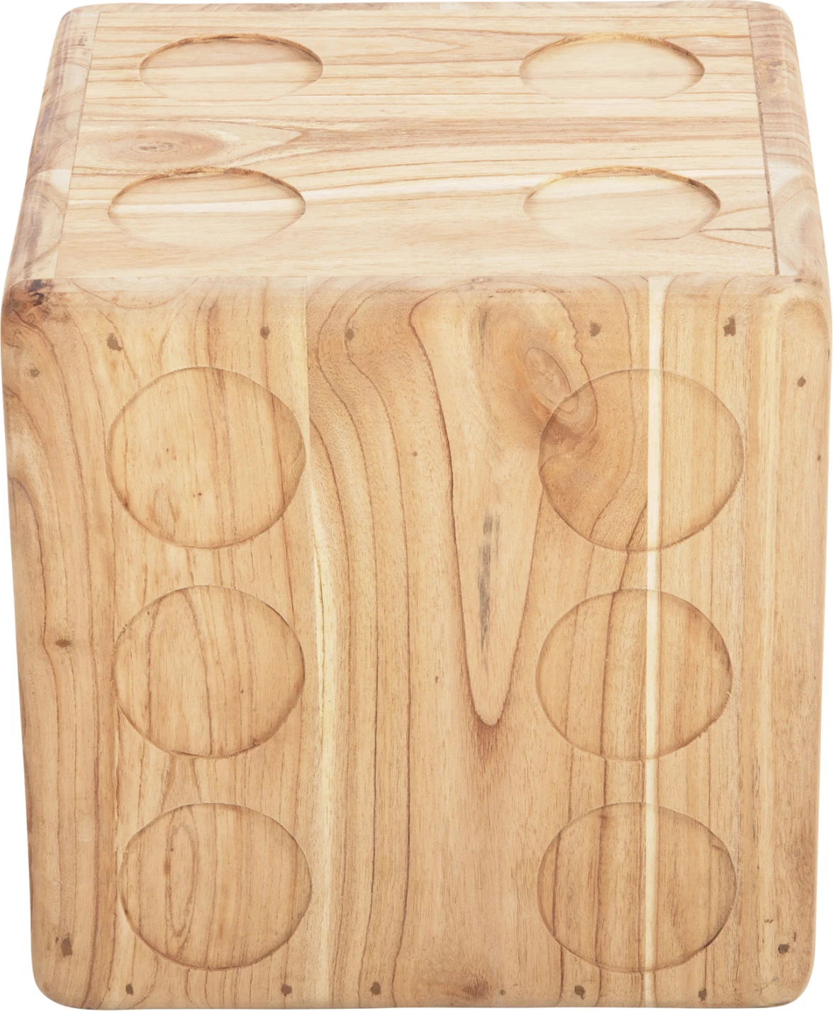 Karrige për bar ZARI, ngjyrë druri natyral, FH7898.02, 40x40x40 cm