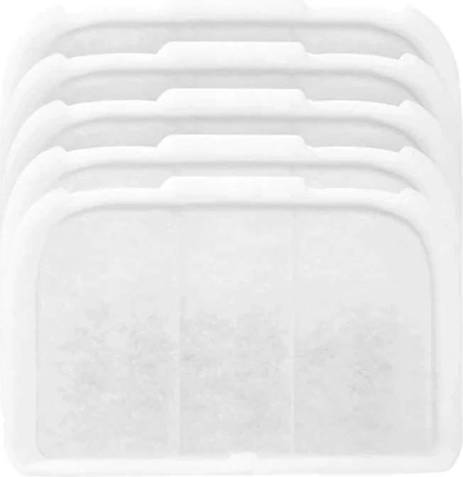 Filtra zëvendësues për fontanë Petkit Eversweet Max, 5 copë, të bardhë