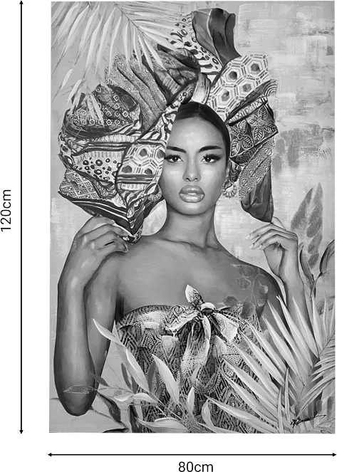 Pikturë në kanavacë Jewler, shumëngjyrëshe, 80x3.5x120cm