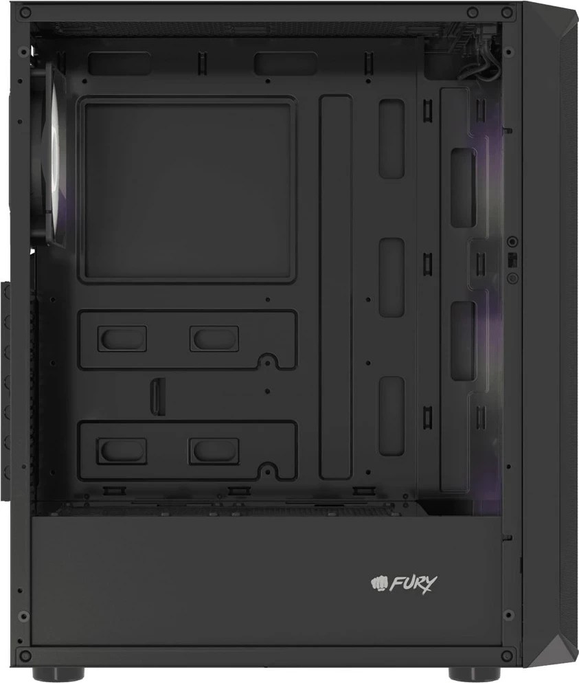 Kasë FURY Shobo SH4F RGB Midi Tower, E zezë