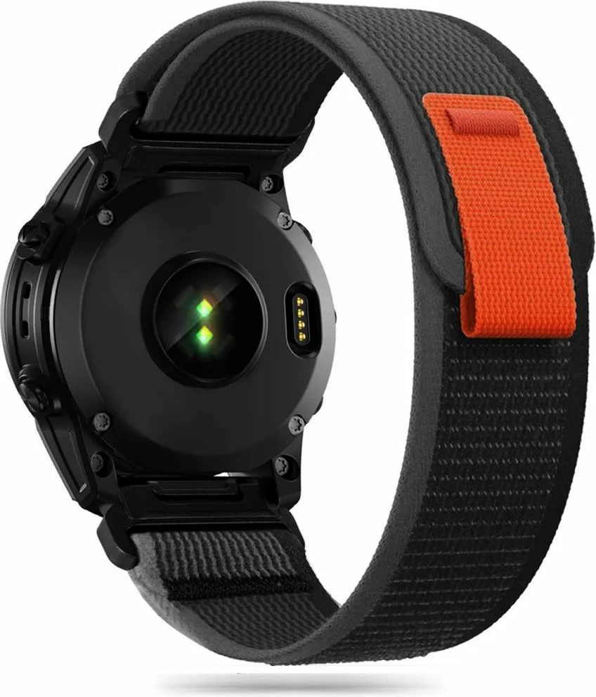 Rrip najloni Tech-Protect për Garmin Fenix 5/6/6 Pro/7, Zi/Portokalli