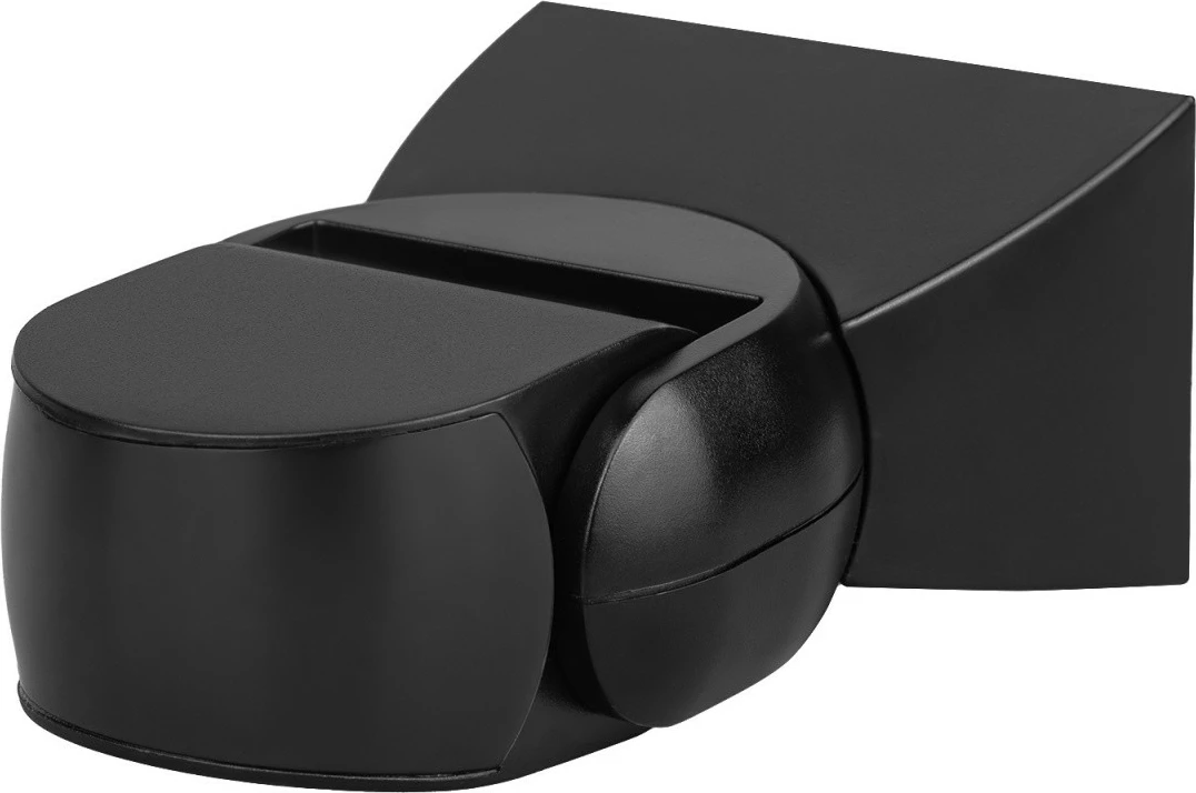 Sensor lëvizjeje PIR, Maclean, MCE201 B/B, 12 m 180° IP65 220-240V AC, e zezë