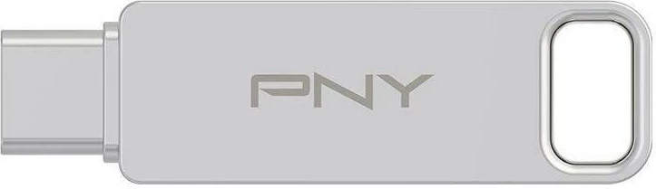 USB PNY 3.2 Duo-Link 64GB Type-C / Type-A, argjendtë