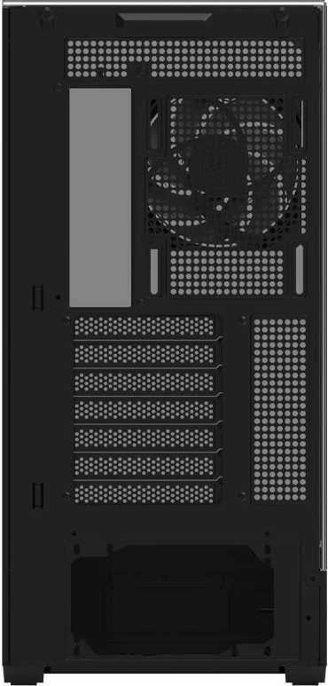 Kasë Zalman P40 Prism Midi Tower, ARGB, xham i temperuar, e zezë