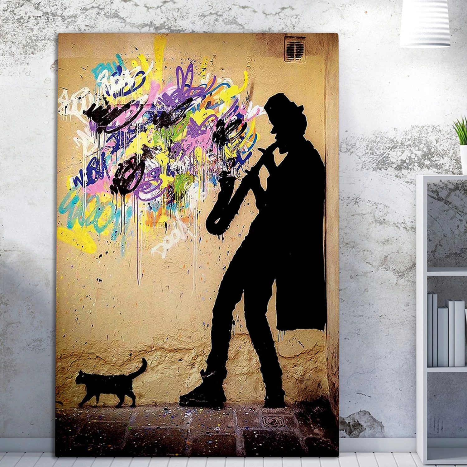 Pikturë muri GOBI, kanavacë e printuar, 50x3x70cm