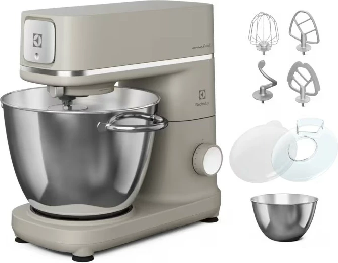 Robot kuzhine planetar, Electrolux, E6KM1-4PPT, 1200 W, 2 tasë 6L/4L, 10 shpejtësi, argjend