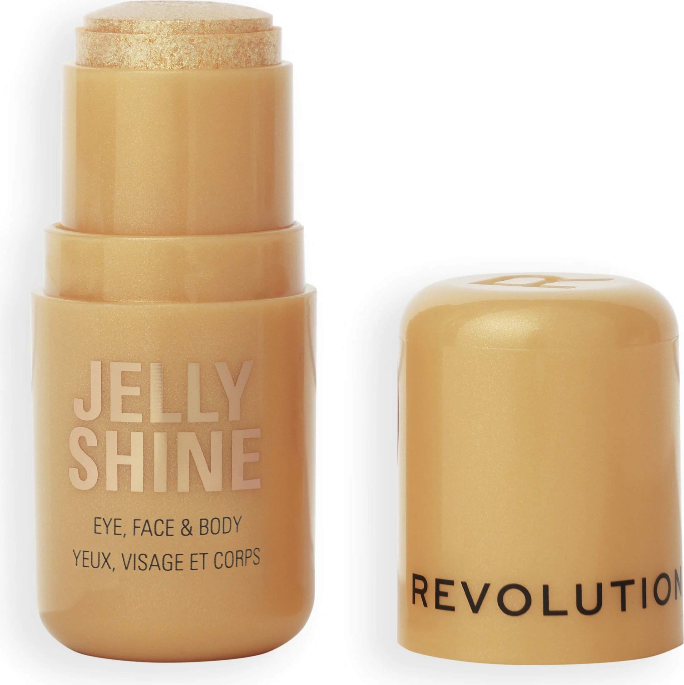 Revolution Jelly Shine Eye, Face &amp; Body Highlight Stick Celestial Gold