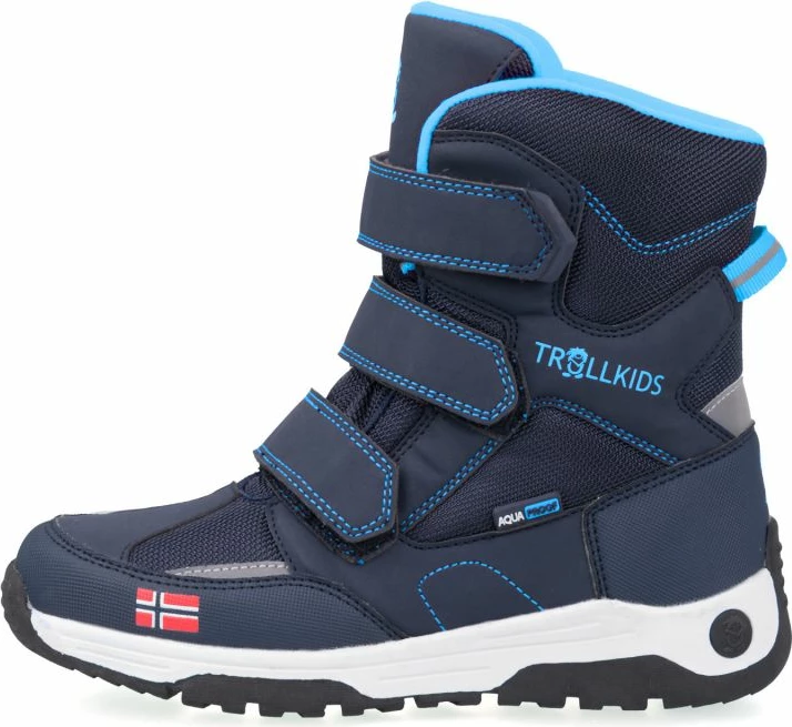 Çizme dimri për fëmijë Trollkids Lofoten Waterproof Jr 159-117, të kaltërta