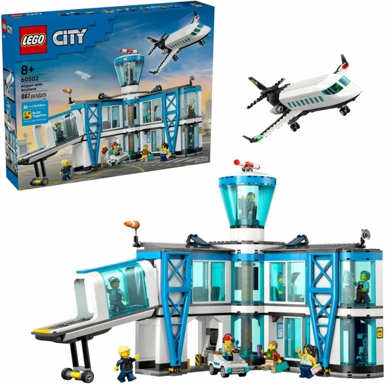 Set lodrash LEGO City aeroport për fëmijë