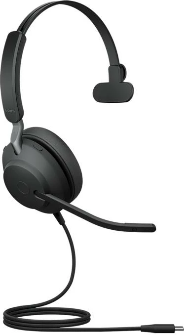 Kufje me mikrofon Jabra Evolve2 40 SE UC Mono 24189-889-889, e zezë