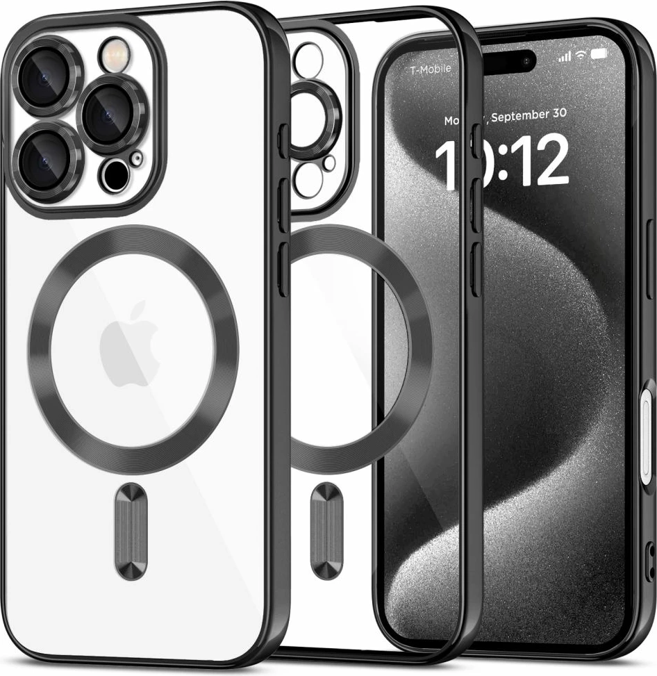 Mbështjellës Tech-Protect MagFlex për iPhone 16 Pro, MagSafe, i zi