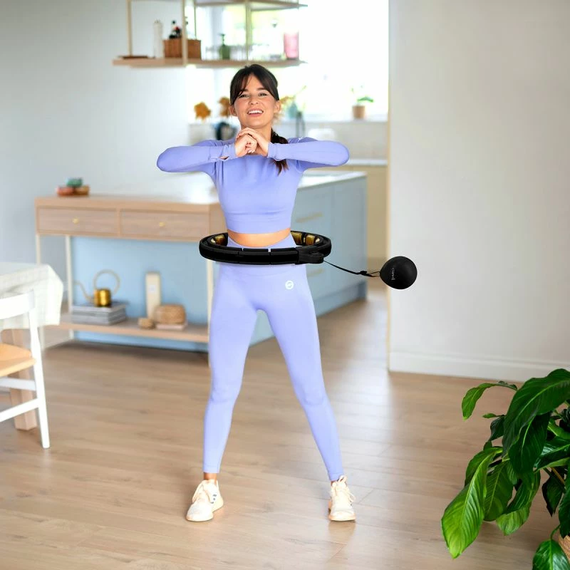 Hula hop me magnet e peshë HMS HHM13, zi/ari