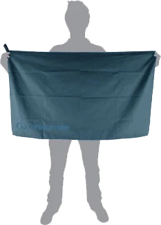 Recycled SoftFibre Trek Towel, Blue, Large