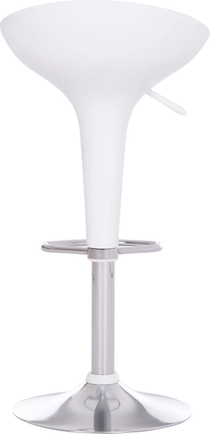 Karrige për bar rrotulluese DAISY, ABS e bardhë, 44x38x85cm, set prej 2 copësh