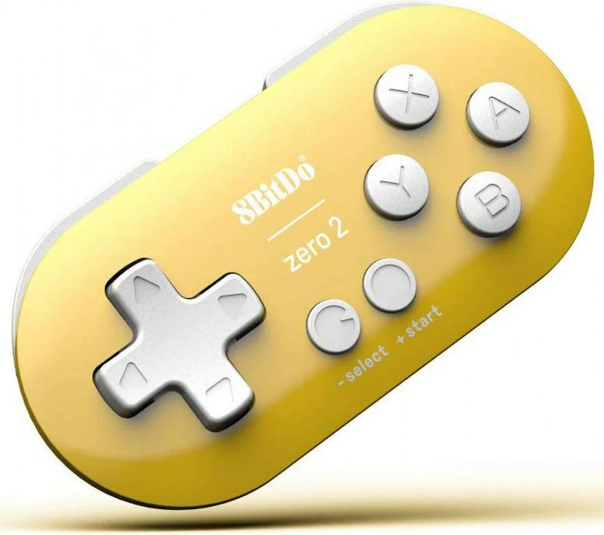 Gamepad 8BitDo Zero 2, Wireless/Bluetooth, për Nintendo Switch/PC/Android, Verdhë