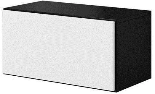 Kabinet Cama, 75x37x39, i bardhë/zi