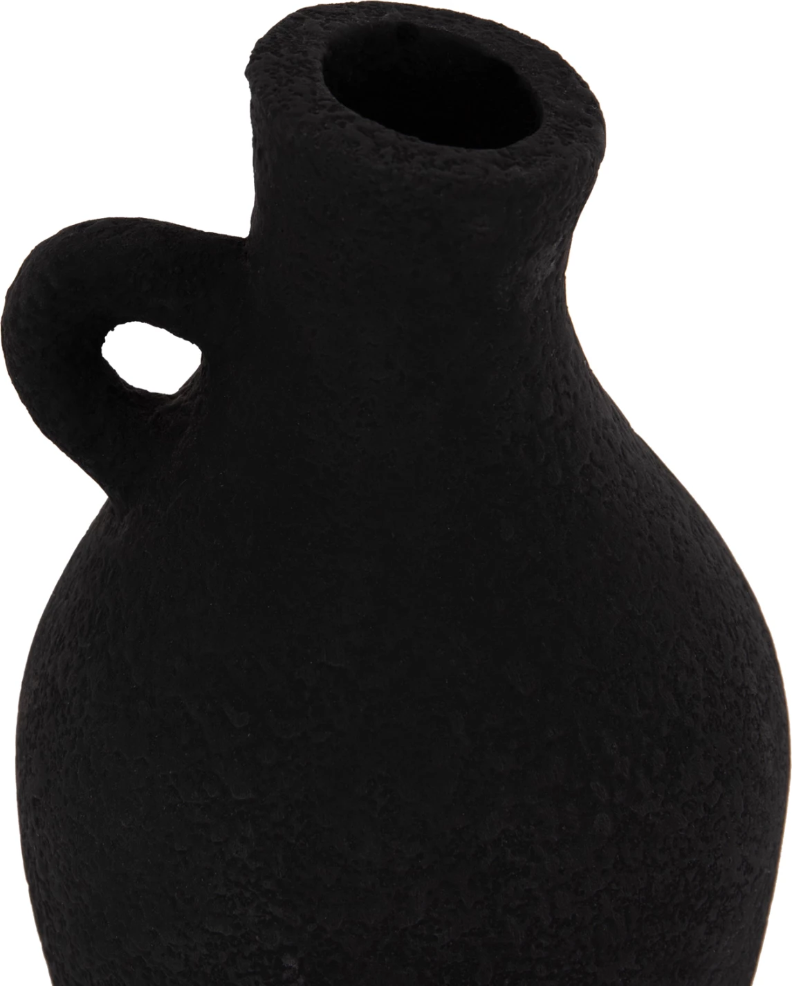 Vazo dekorative tavoline DECANT, terrakotë e zezë, FH4667.01L, 14x21cm