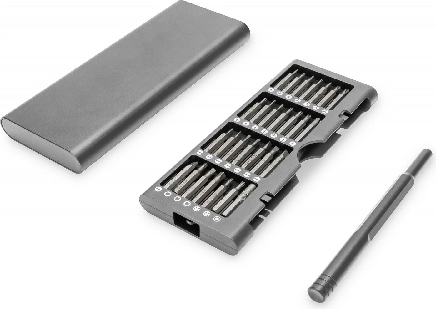 Set vidash Digitus DA-70360, 57 pjesë, kuti alumini