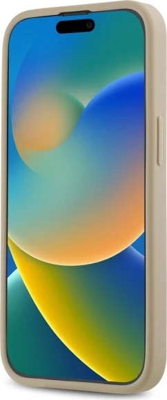 Mbështjellës DKNY për iPhone 14, Bezhe