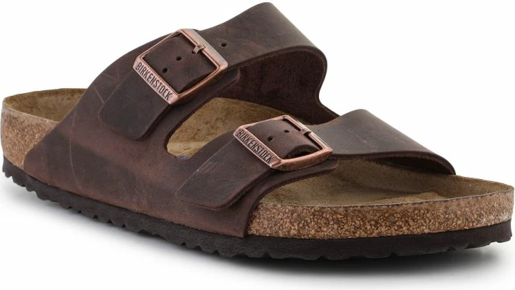 Papuqe për meshkuj Birkenstock, kafe