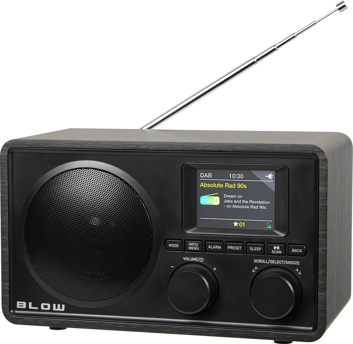 Radio, BLOW, RK5, DAB+/FM, Bluetooth, USB, 3W, e zezë