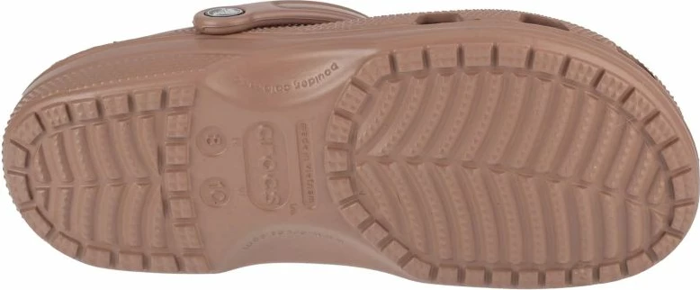 Papuqe Crocs Classic Clog për meshkuj dhe femra, ngjyrë kafe