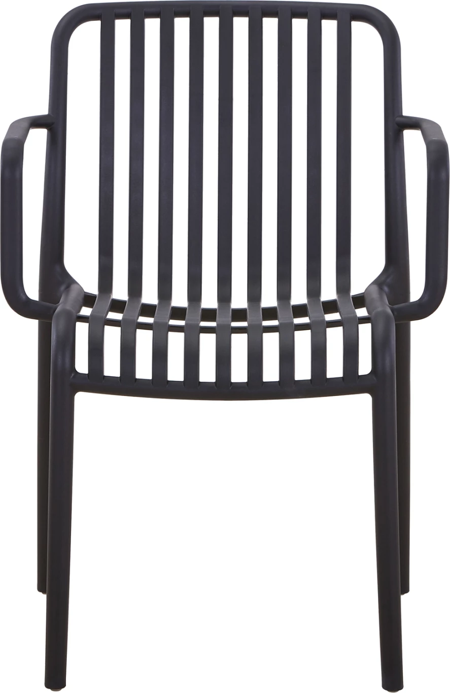 Karrige e jashtme CONVEE FH6105.02 polipropileni e zezë 55x56x79H cm