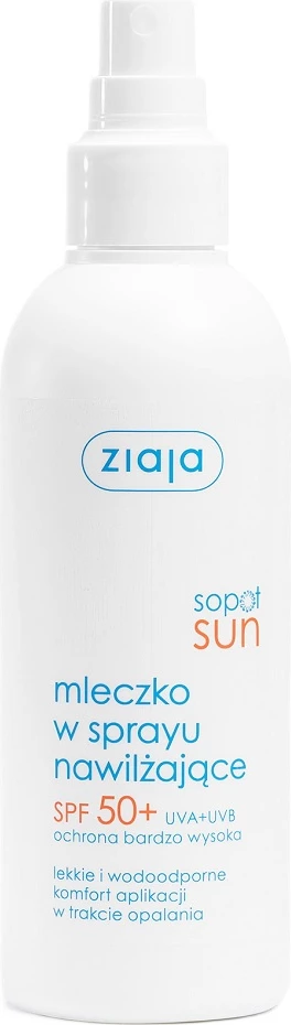 Qumësht për diell spray Ziaja Sopot Sun SPF50, 170ml