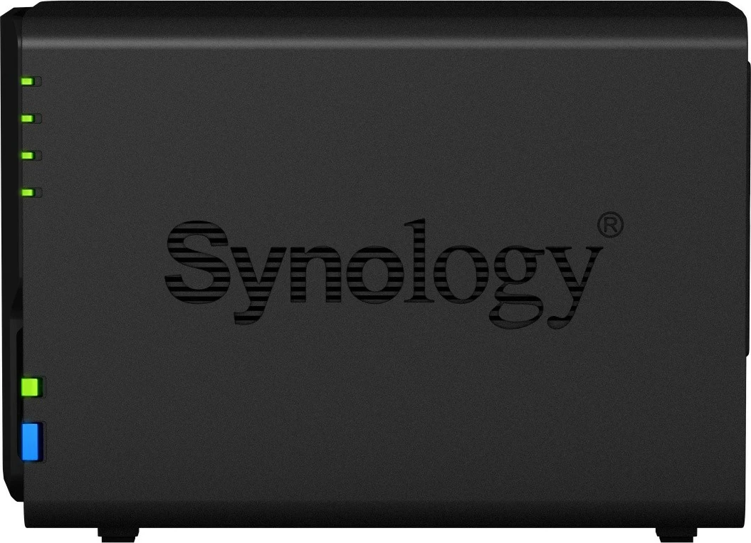 Kasë NAS Synology DS223, 2x HDD/SSD, 2GB RAM, 4x1.7GHz, 1xGbE, 3xUSB, e zezë