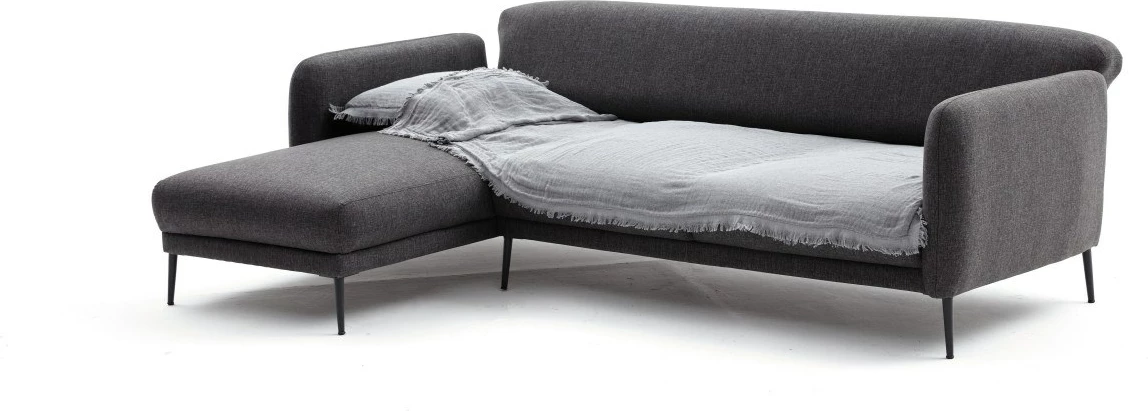 Kënd divan-krevat Venus L, ngjyrë antracit, Atelier del Sofa