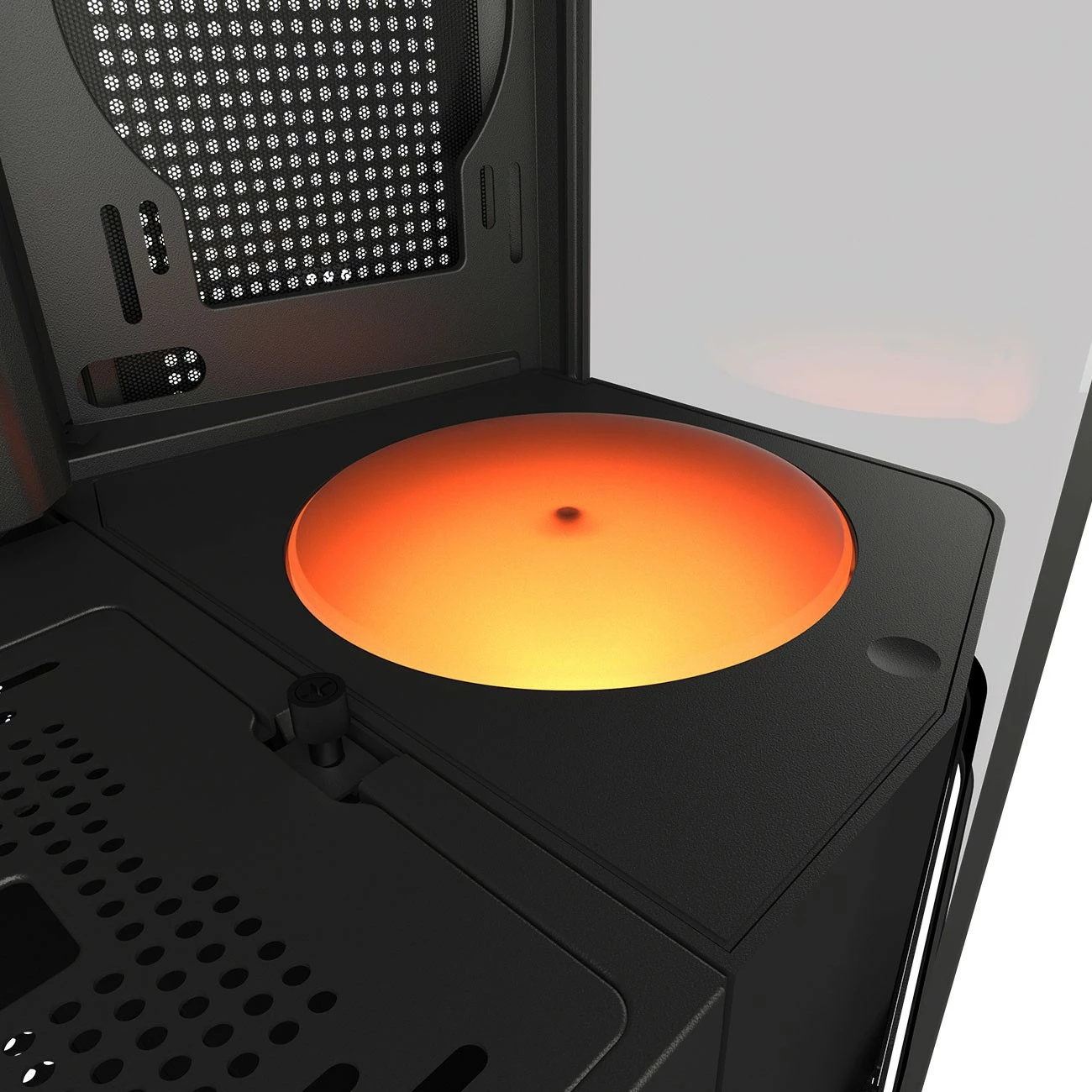 Kasë Cougar FV270 ARGB midi, e zezë