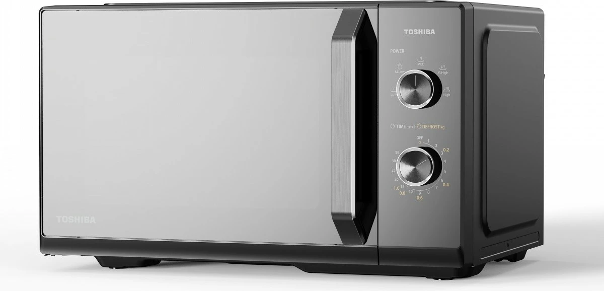 Mikrovalë Toshiba MW3-MM20PF(BK), 20L, 800W, e zezë, mirror finish