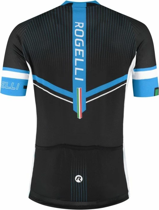 Fanellë çiklizmi për meshkuj Rogelli, e zezë dhe kaltër