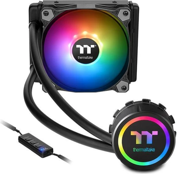 Ftohës uji Thermaltake Water 3.0 120 ARGB Sync, all-in-one, 1x120mm, multi-color