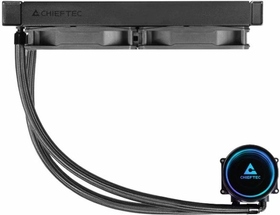 Ftohës uji AIO për CPU CHIEFTEC Iceberg CLC-240-RGB 240mm A-RGB, i zi