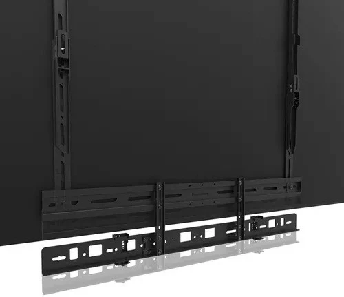 Set mbajtëse/raft për videobar Neomounts AV30-500BL, për ekrane 43–110 inç, VESA 200x200–800x600, max 10 kg, e zezë