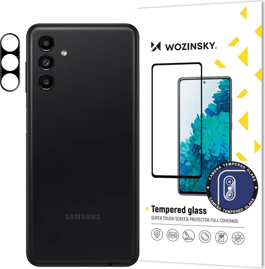 Xham i temperuar për kamerë Wozinsky për Samsung Galaxy A13 5G, Full Cover, Transparent