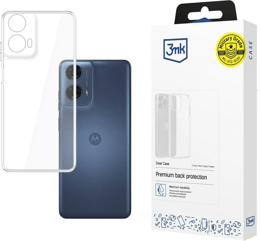 Mbështjellës 3mk Protection Clear Case për Motorola Moto G24 Power, Transparent